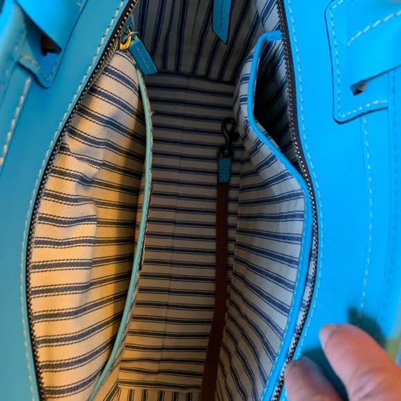 Dooney & Bourke Beacon Zip Tote ~ Light Blue~ - Picture 7 of 8